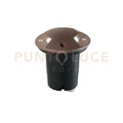 FARO CARRABILE A INCASSO HUMMER BRONZO 1 LUCE ATTACCO GU10 2 FASCI DI LUCE IP67 10,5X14,4CM