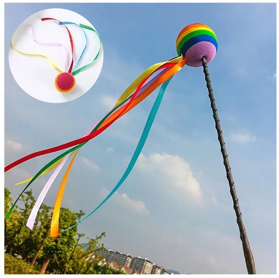 Decorazioni per Auto Antenna - 2 Pezzi - Plastica - Colorate - Lunga Fascia - Design Unico - Per Auto con Antenne - Globi Antenna