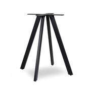 Base Tavolo Acciaio Ronny Nero Cm 69x69h72