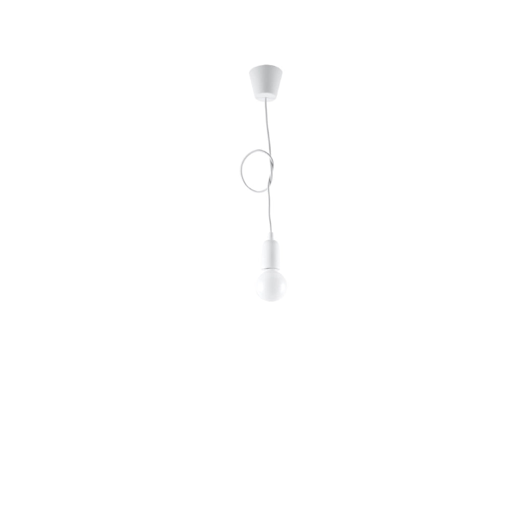 Lampada sospensione Matero 1 bianca E27 Pure Lume IP20