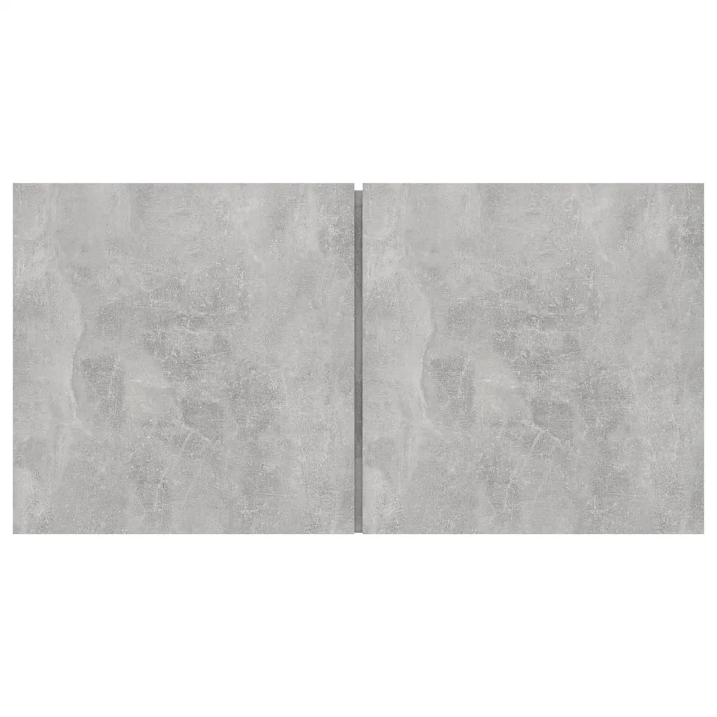 Mobili Porta TV Pensili 3pz Grigio Cemento 60x30x30 cm 804522