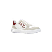 Scarpe basse U-Power Urban Venom n.46 – pelle bianca con dettagli amaranto e Infinergy® antiscivolo – U-Power