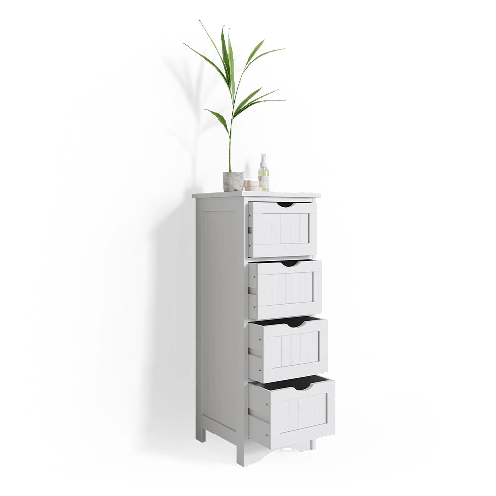Vicco Cassettiera da bagno Bianco 30 x 81 cm