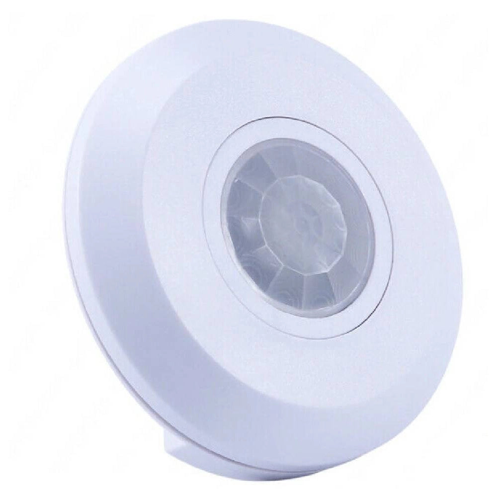 Trade Shop - Sensore Di Movimento A Infrarossi 360° Per Lampadine 800watt Ip20 Bianco Yca1050 -