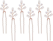 Accessori per capelli per sposa - Spille per capelli con pietre di strass - Accessori per capelli per donne - Spille per capelli per matrimoni - Spille per capelli per donne - Facile da usare