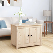 Tavolino da Salotto-Tavolino da soggiorno-Tavolo 71x49x55 cm in Legno Massello di Pino 309042