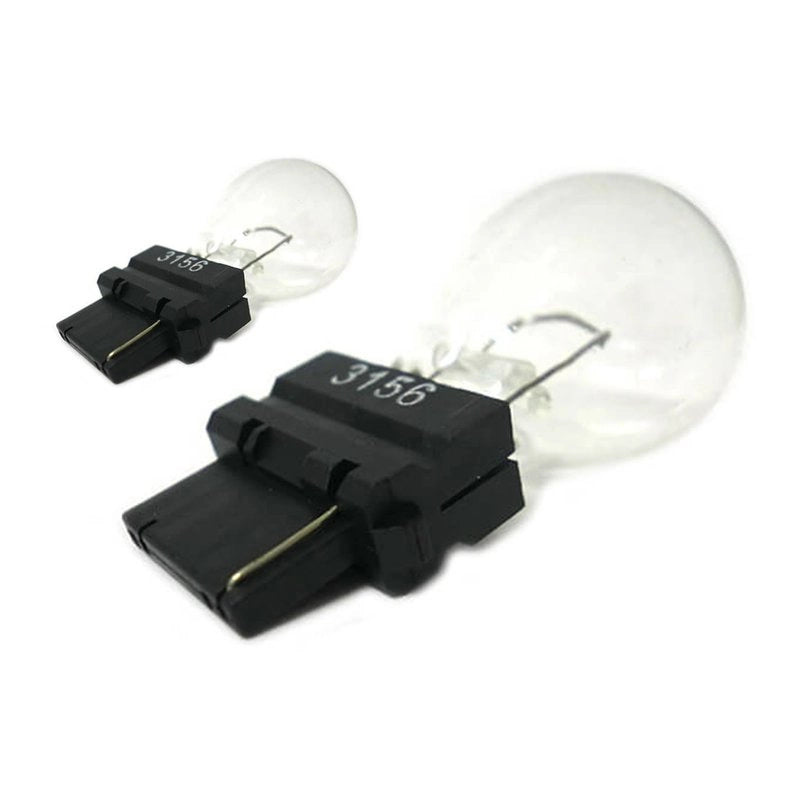 2 PZ Lampada Alogena 3156 T25 P27W 12V 27W W2.5x16d Clear Mono Filamento
