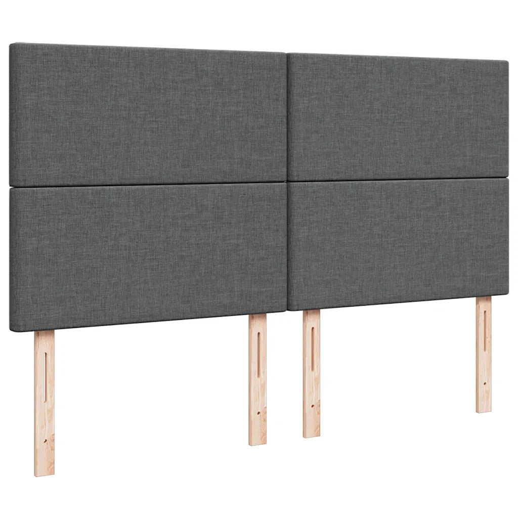 Struttura Letto Pouf con Materasso 160x200 cm in Tessuto 3313935