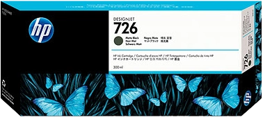 HP Cartuccia inchiostro nero opaco Designjet 726, 300 ml