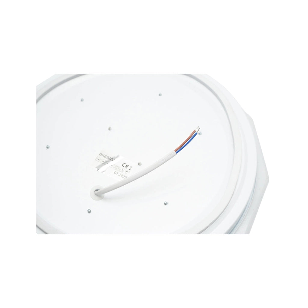 Plafoniera LED 18W, 220V, IP44, 4000K, luce neutra 300mm (luce interna/esterna resistente all'umidità)