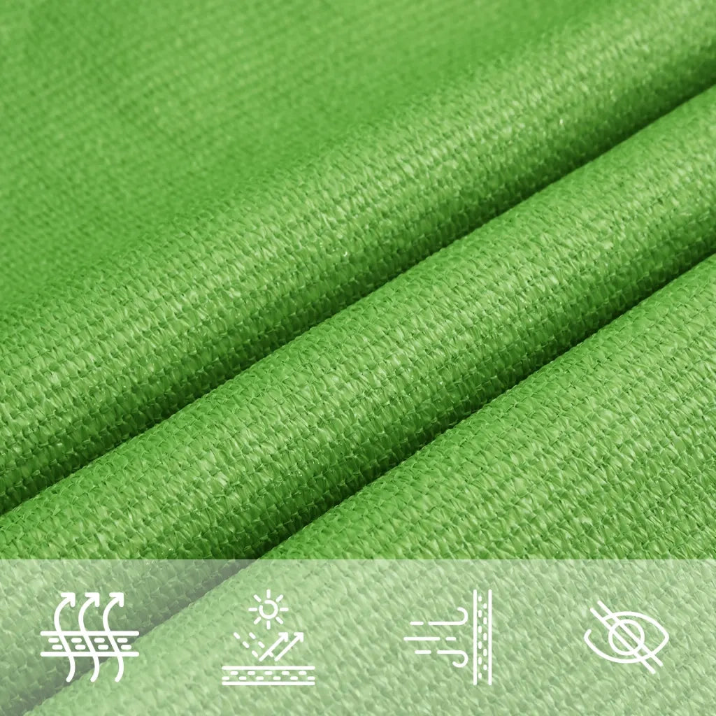 Vela Parasole 160 g/mÂ² Verde Chiaro 4x5x5 m in HDPE