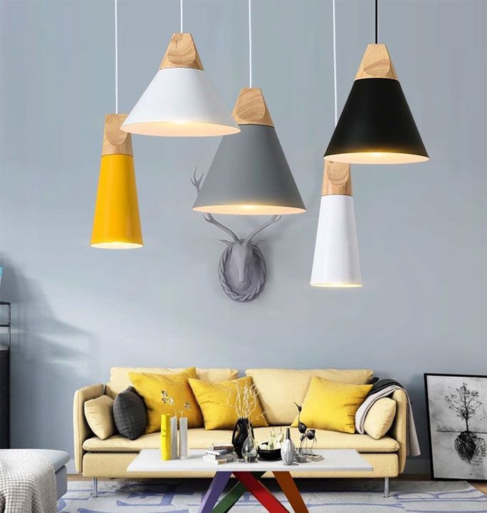 Lampada Da Soffitto Scandi B Nero