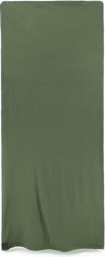 Zaino da campeggio in fleece per camminare e camping - verde oliva (180x80cm)