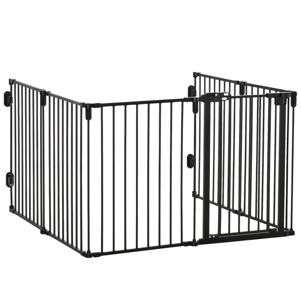 Barriera di sicurezza per bambini e animali ¨C zephmum ¨C nero 362.5x76 cm