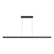 Lampada a sospensione LED FELSTED nera legno Lucide