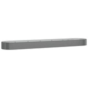 Fioriere | Cassetta per fiori | Letto Giardino Acciaio Zincato 507x100x36cm Grigio