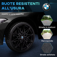 Macchina Elettrica per Bambini Licenza BMW M4 con Telecomando Nero