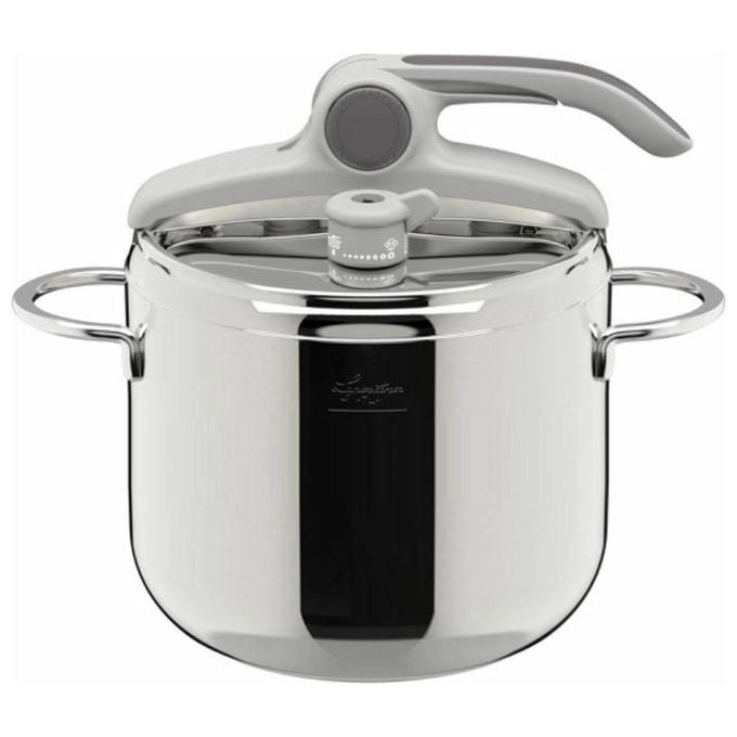 Lagostina 010038010507 Deliziosa Pentola a Pressione 7 L 22 cm Induzione 6 Sistemi Sicurezza colore Acciaio Inox