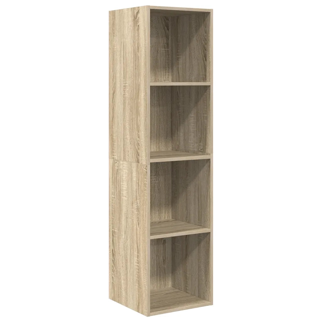 Mobile TV Parete-Credenza per TV sospesa-Console TV  Rovere Sonoma 37x37x142,5cm Legno Multistrato