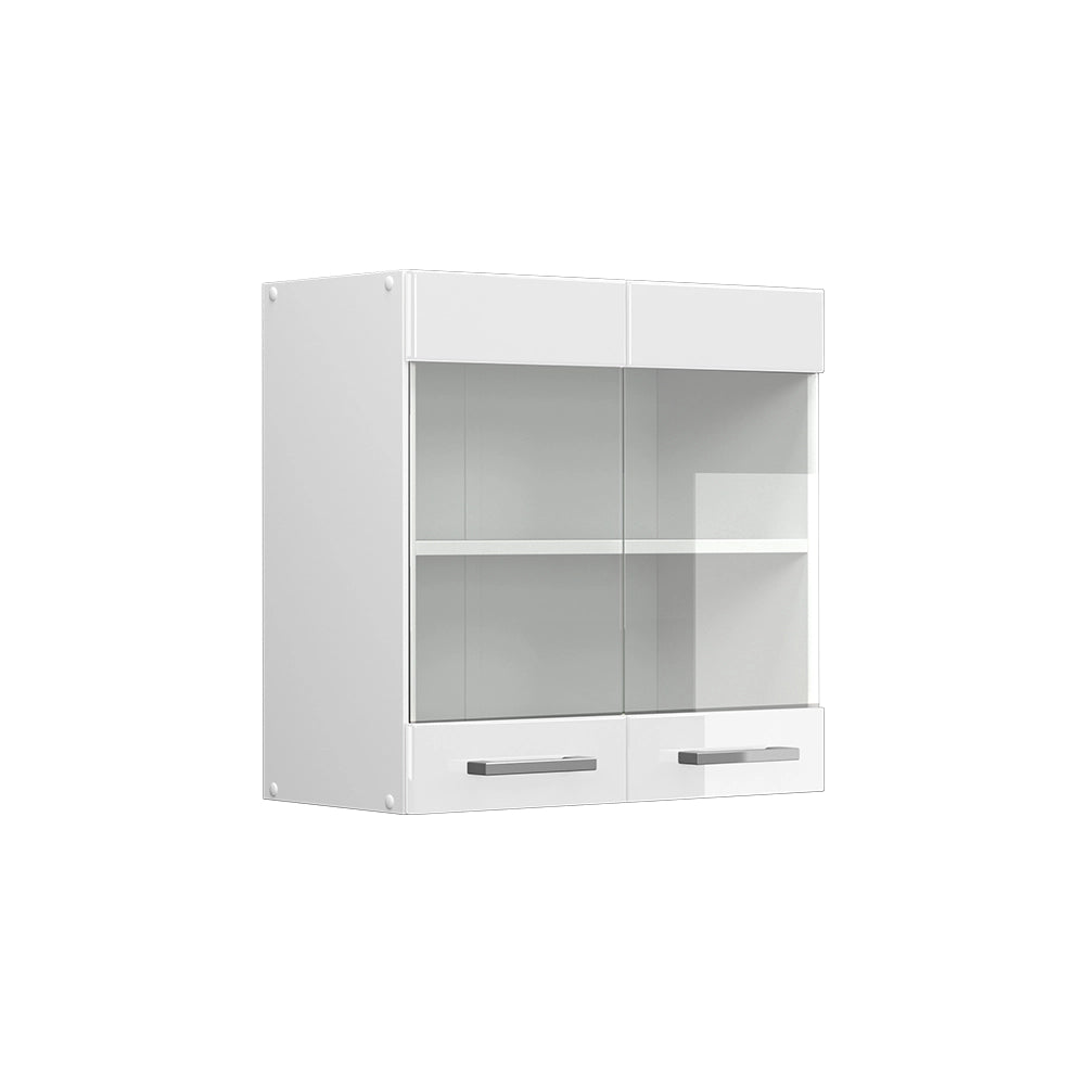 Vicco Frontale cucina Bianco lucido 59.2 x 59 cm frontale del mobile per pensile con vetro