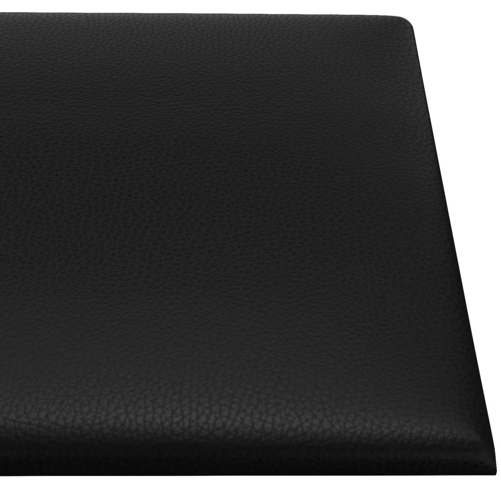 Testiera | Testata da Parete 12 pcs Nero 60 x 30 cm Tessuto