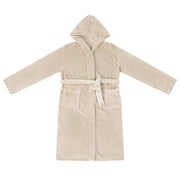 Accappatoio con Cappuccio Beige l Flanella CFW8462798