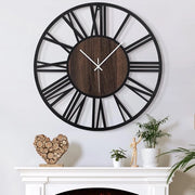 Ora Grosso con Suono di Goccia, 34 CM/14 Pollici Stile, Silenzioso, Funziona con Batterie, Moderno, Extra Grande, Orologio da Parete Retro Vintage Extra Grande per Salotto, Camera da Letto e Cucina
