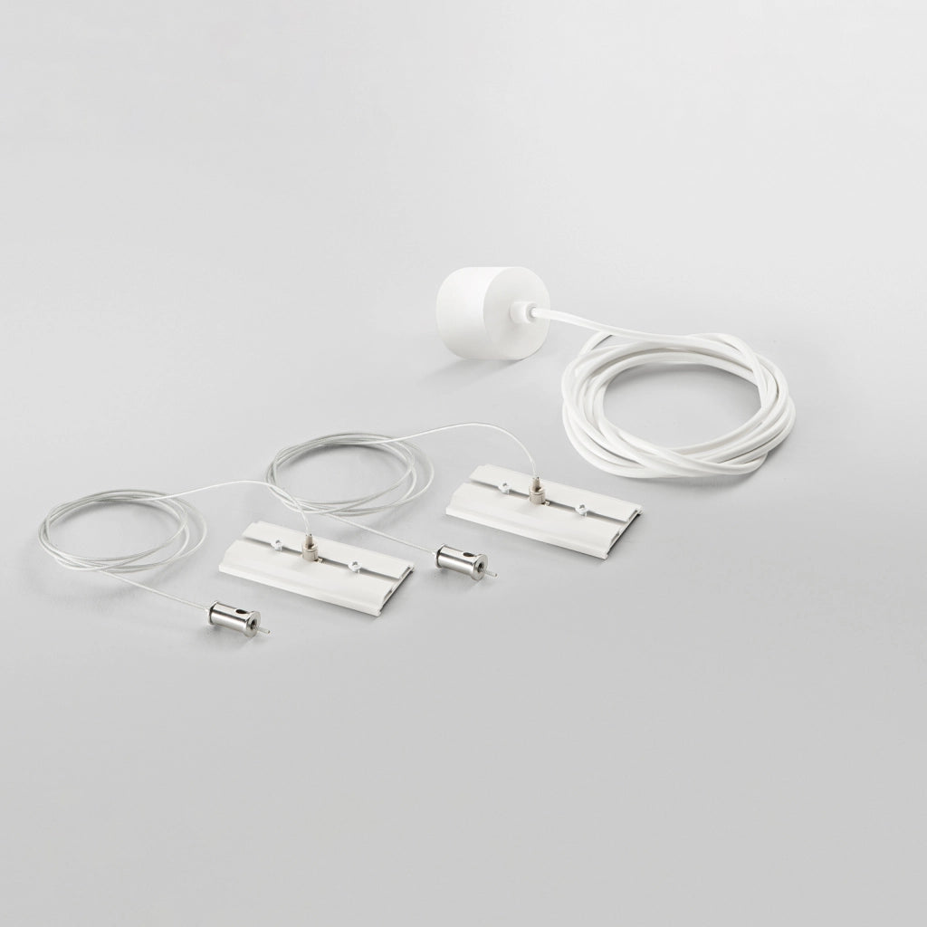 Kit Sospensione Grid Bianco 200Cm