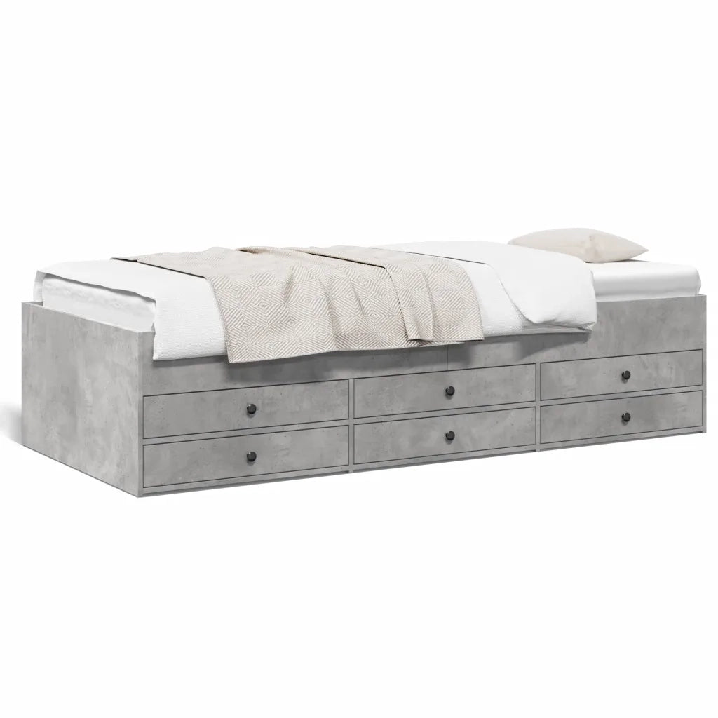 Divano Letto con Cassetti senza Materasso 75x190 cm 3280891