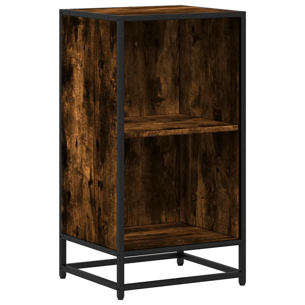 Libreria Rovere Fumo 40x35x76 cm in Legno Multistrato 849096