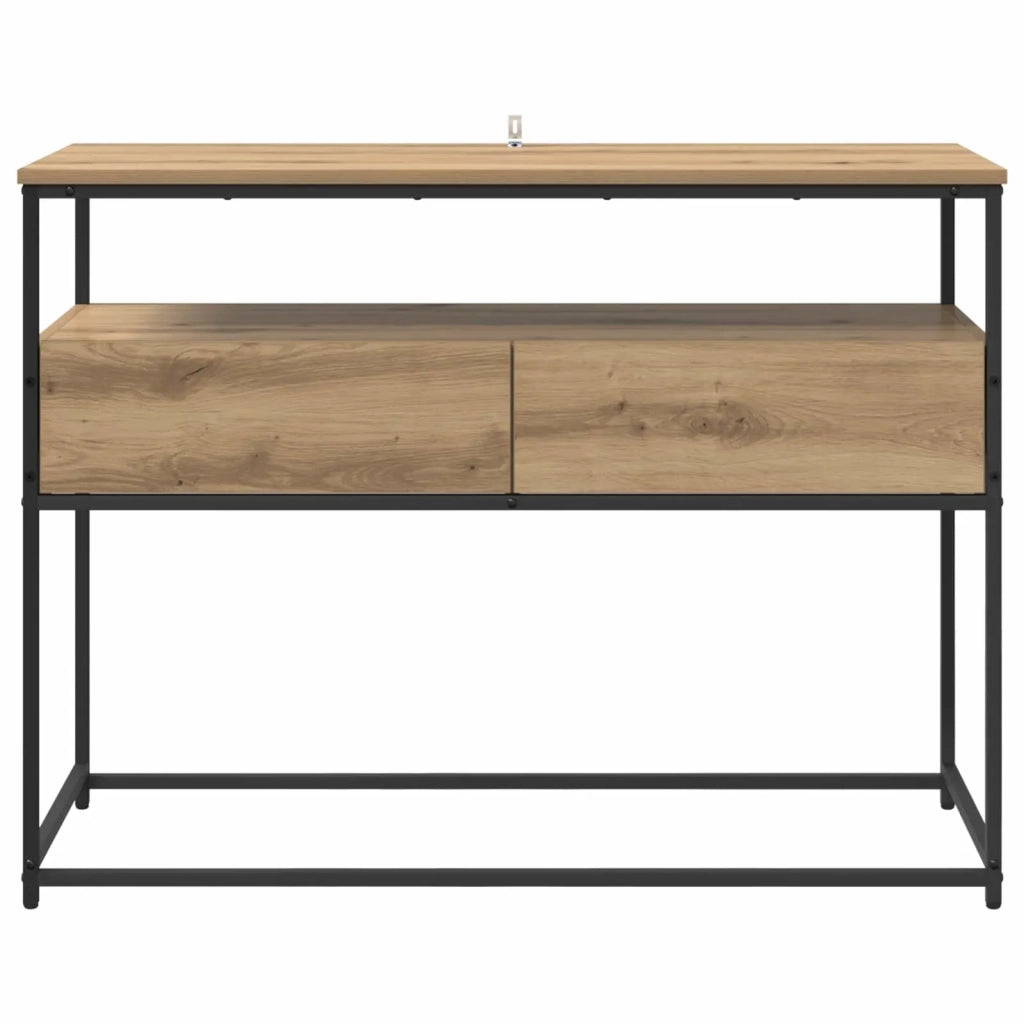 Tavolo consolle Rovere artigianale 100 x 40 x 75 cm