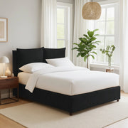 Todmorden, Letto Singolo Sfoderabile Made in Italy, Grigio Scuro