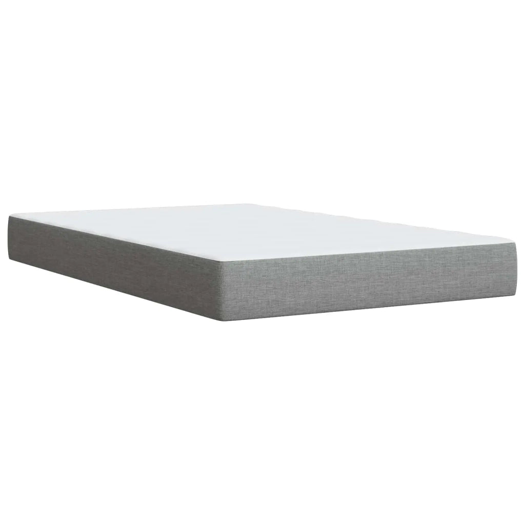 Letto box spring con materasso Grigio Chiaro 120 x 200 cm 3452394