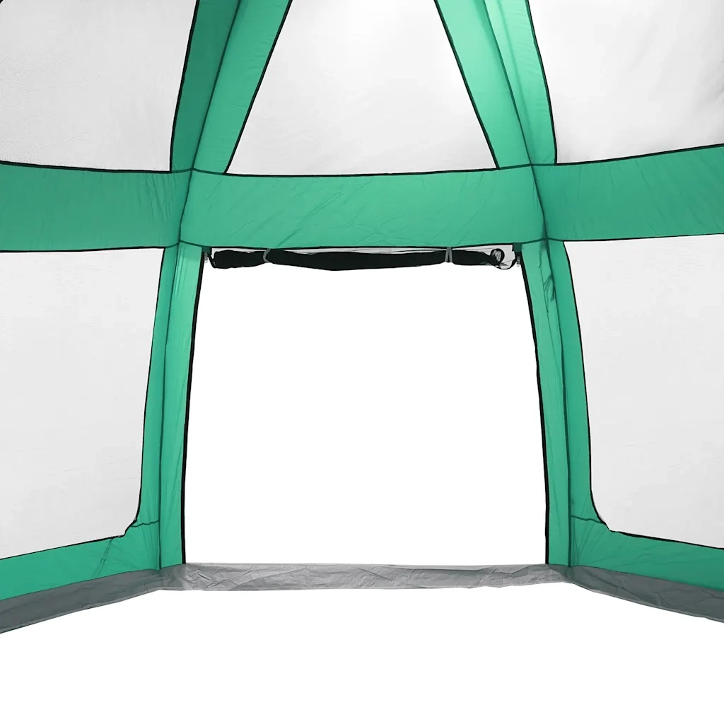 Tenda da piscina con Patta Rimovibile&Pareti in Rete 510x510 cm 4100635