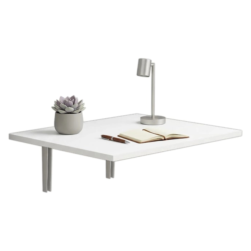 Lessolo, Tavolo Pieghevole un Posto, 60x50x2h cm Bianco