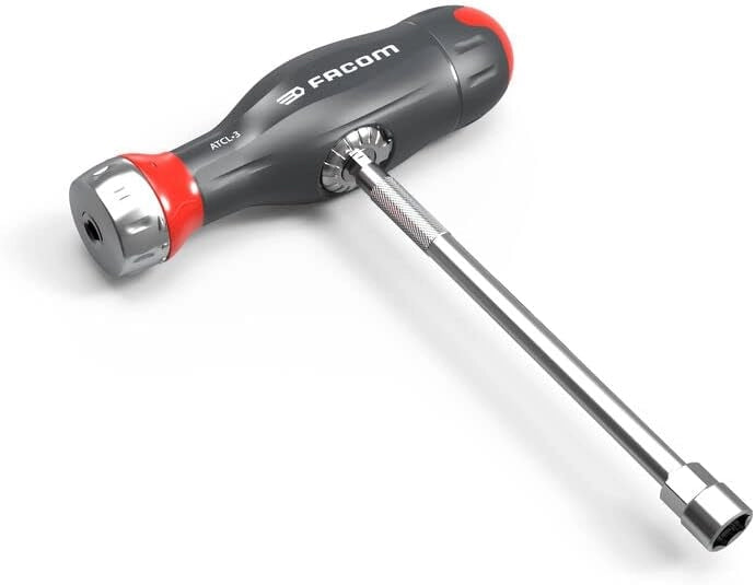 Composizione di cacciaviti 3 in 1 protwist multilame a doppio cricchetto con composizione di prese da 1/4" manico ergonomico bi-materiale, cricchetto 45 denti di alta qualità, 12 pezzi