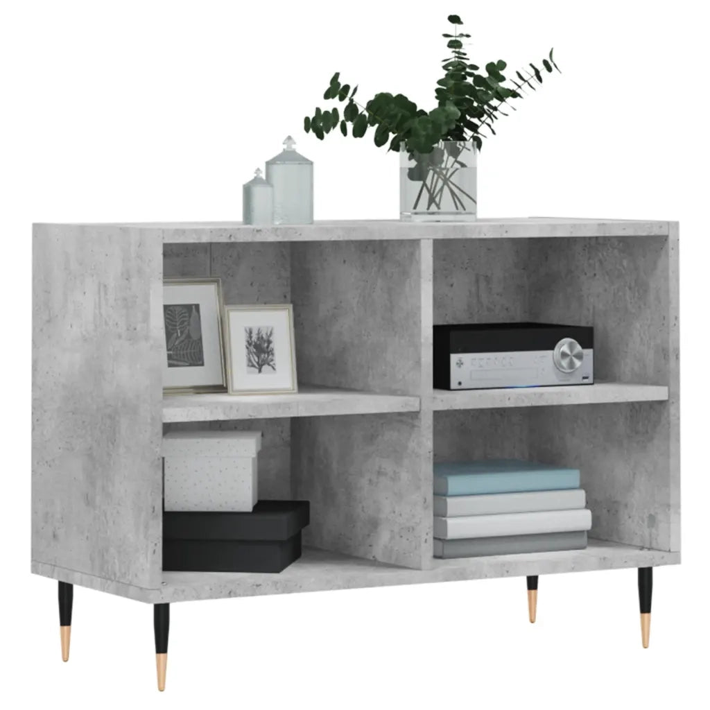 Mobile Porta TV Grigio Cemento 69,5x30x50 cm Legno Multistrato 826960