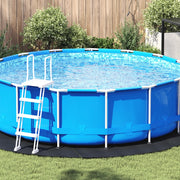 Copertura rotonda per piscina Nera Plastica Ã˜ 366 cm Impermeabile
