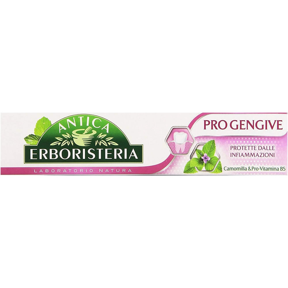 Multipack da 6 dentifrici antica erboristeria pro gengive confezioni da 75 ml ciascuna