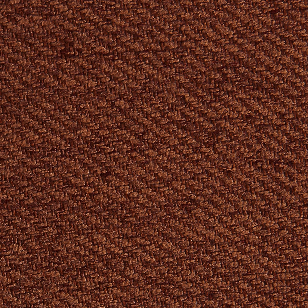Poggiapiedi per divano zenio tessuto, terracotta