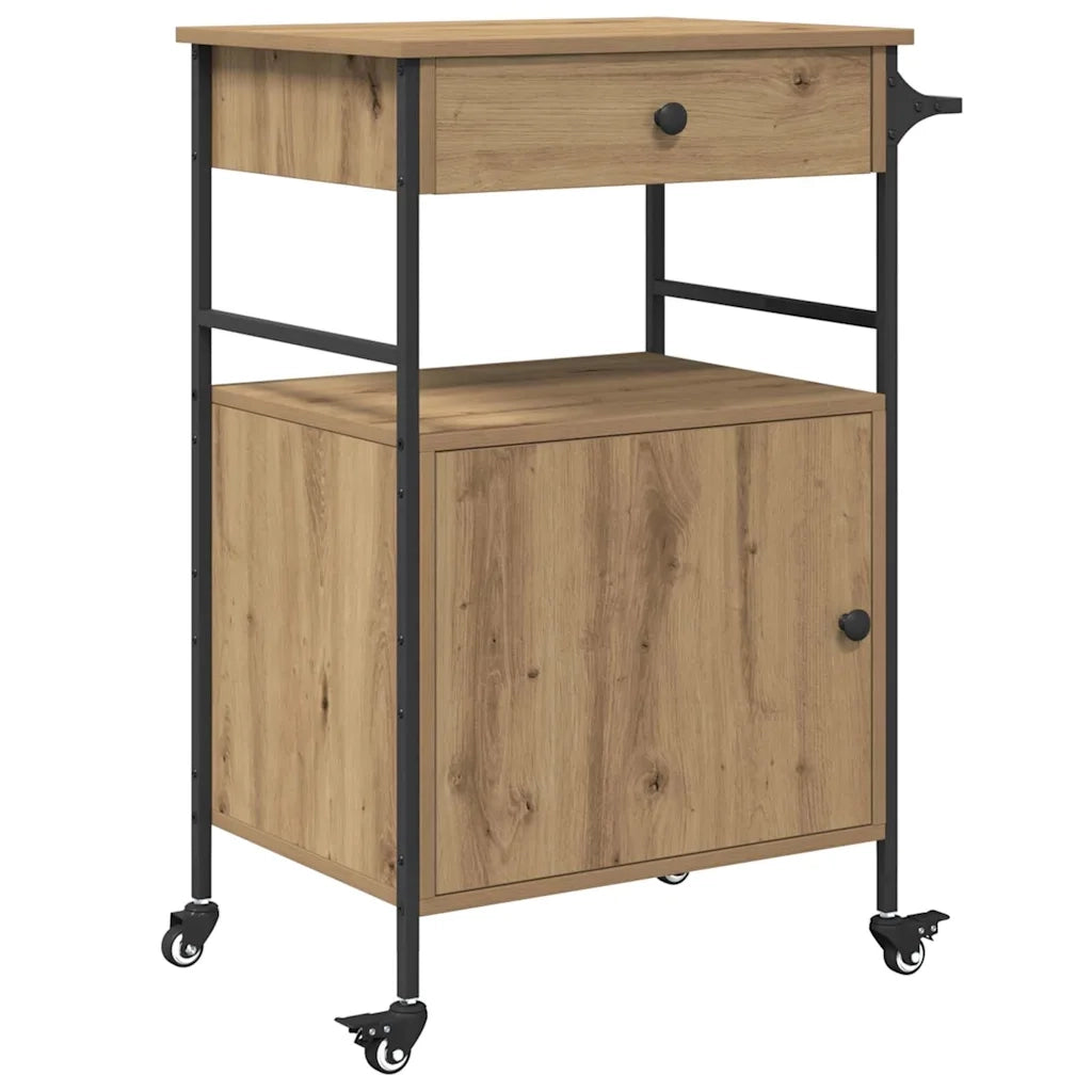 Carrello da Cucina Rovere artigianale 56 x 43 x 89,5 cm 871667