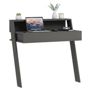 Callirrhoe, Scrivania un Cassetto, 50x94x91h cm Nero Antracite