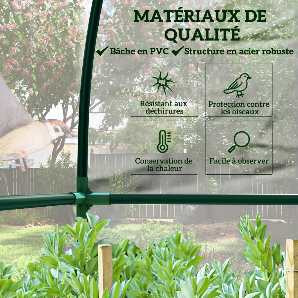 Serra da giardino ¨C Minimal ¨C 214x118x212 cm, trasparente, PVC