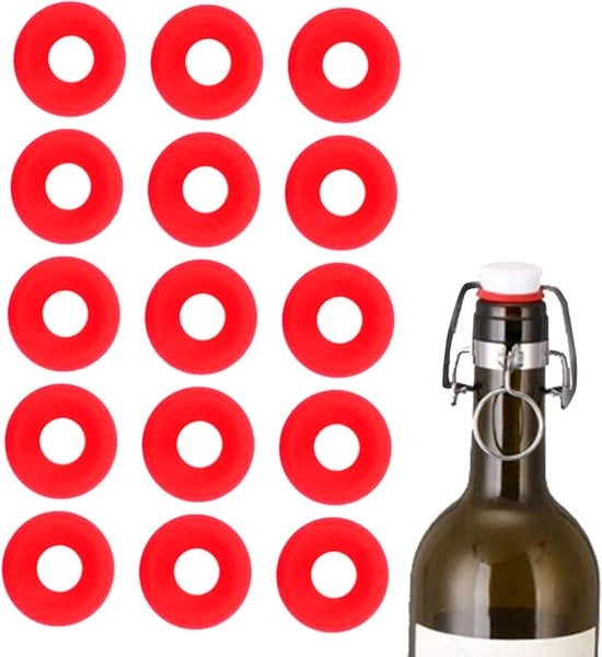 Gomme a silicone per bottiglie di birra artigianale - 25 pezzi