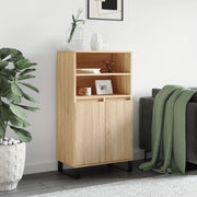 Credenza Rovere Sonoma 60x36x110 cm in Legno Multistrato 831495