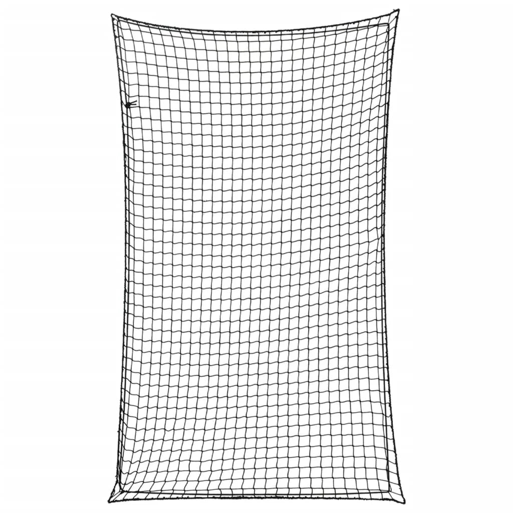 Rete per rimorchio telo di fissaggio del carico portapacchi con corda elastica 5 x 3 m PP nero 02_0042225