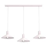 Lampada sospesa Nox a barra 3 luci E27 kaschmir metallo