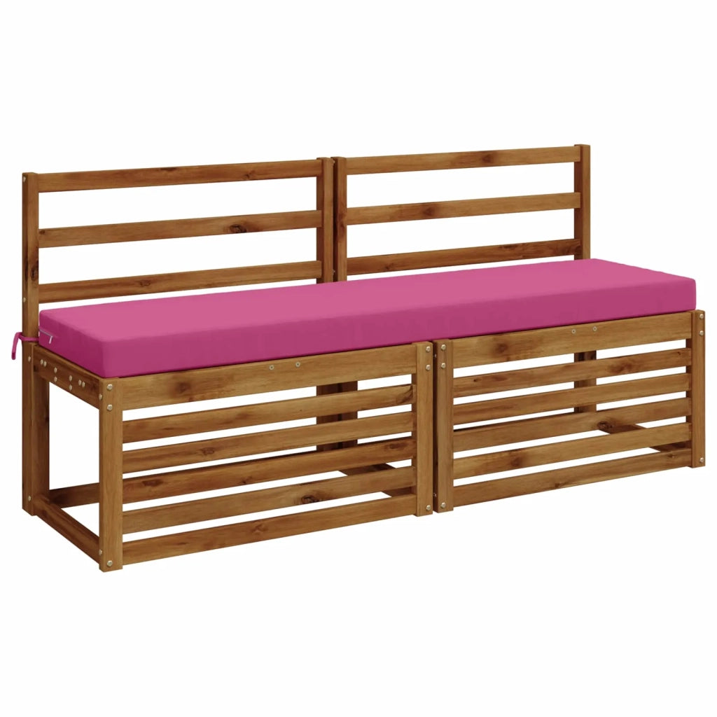 Cuscino per panchina SOEST 100% Poliestere Rosa 140 x 40 x 8 cm 949824
