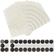 60 pezzi di carta per confezionamento in fogli da 35 x 50 cm con 10 adesivi - Ringraziamenti - Carta per confezionamento - Artigianato per produzione DIY manuale - Farcitura di regali (bianca)