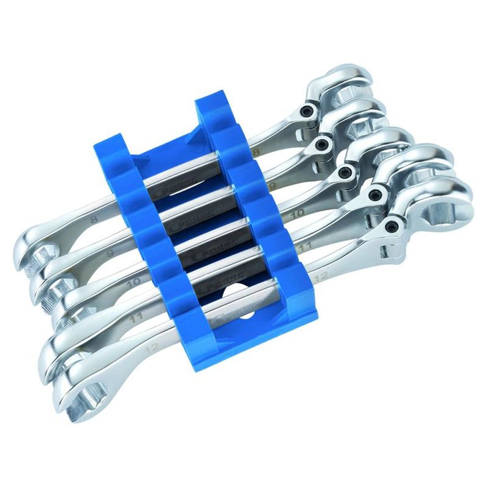 SERIE 5pz SET CHIAVI APERTE SNODATE PER CIRCUITI 8-12mm TUBI FRENI CONDOR